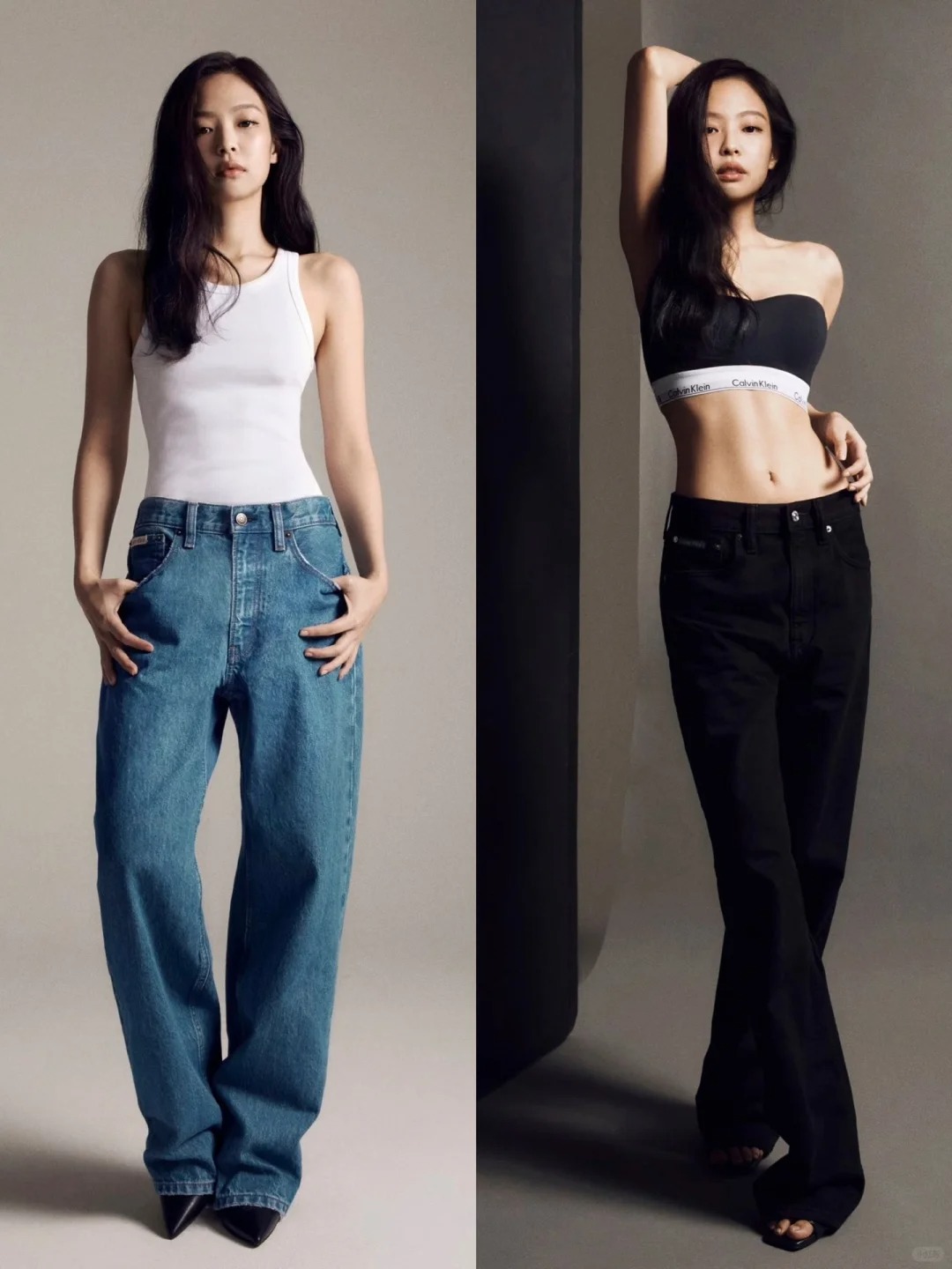 Jennie最新CK大片，运动不会骗人！
Jennie x Calvin Kle