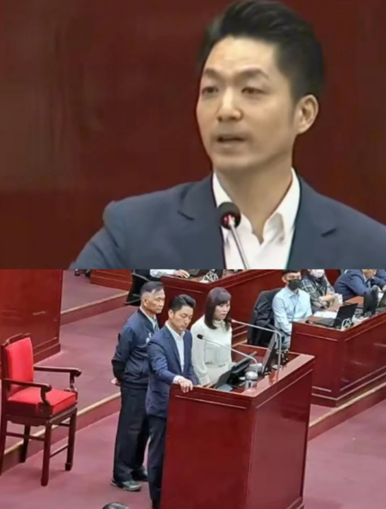 民进党籍台北市议员刘耀仁昨天在台北市议会质询时逼问台北市长蒋万安称，是不是怕双城