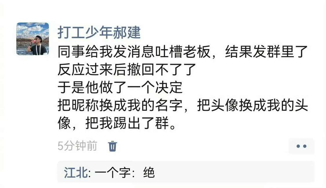 当同事吐槽老板撤回不了时