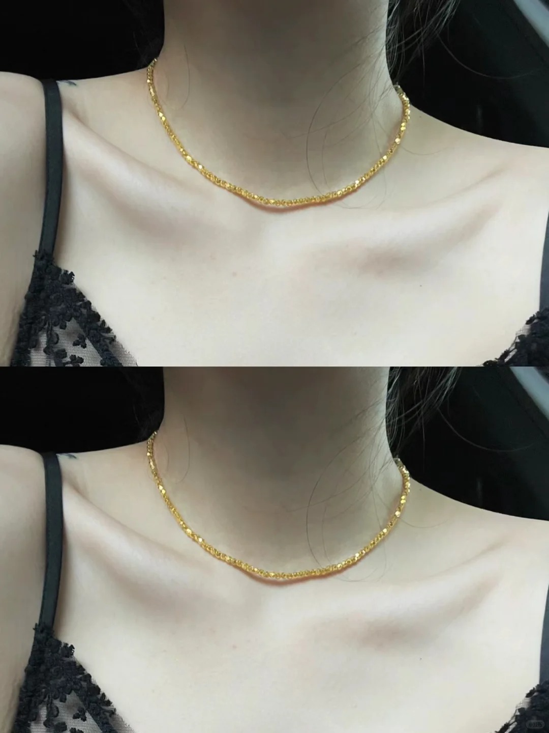 姐妹们！蹦迪珠小金球二选一 纠结中😭
两个试戴都太好看了，自己也很喜欢这两种风