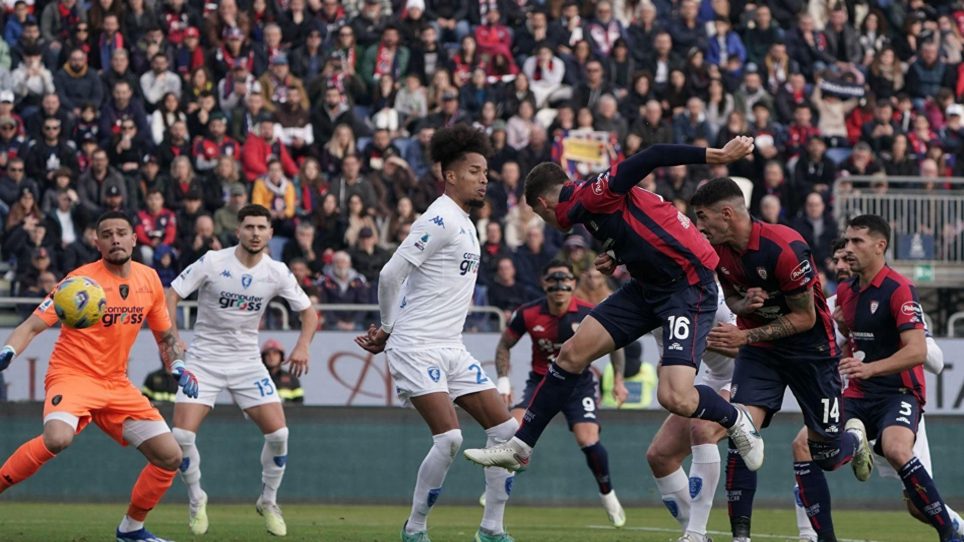 意甲大战前瞻：卡利亚里对决恩波利