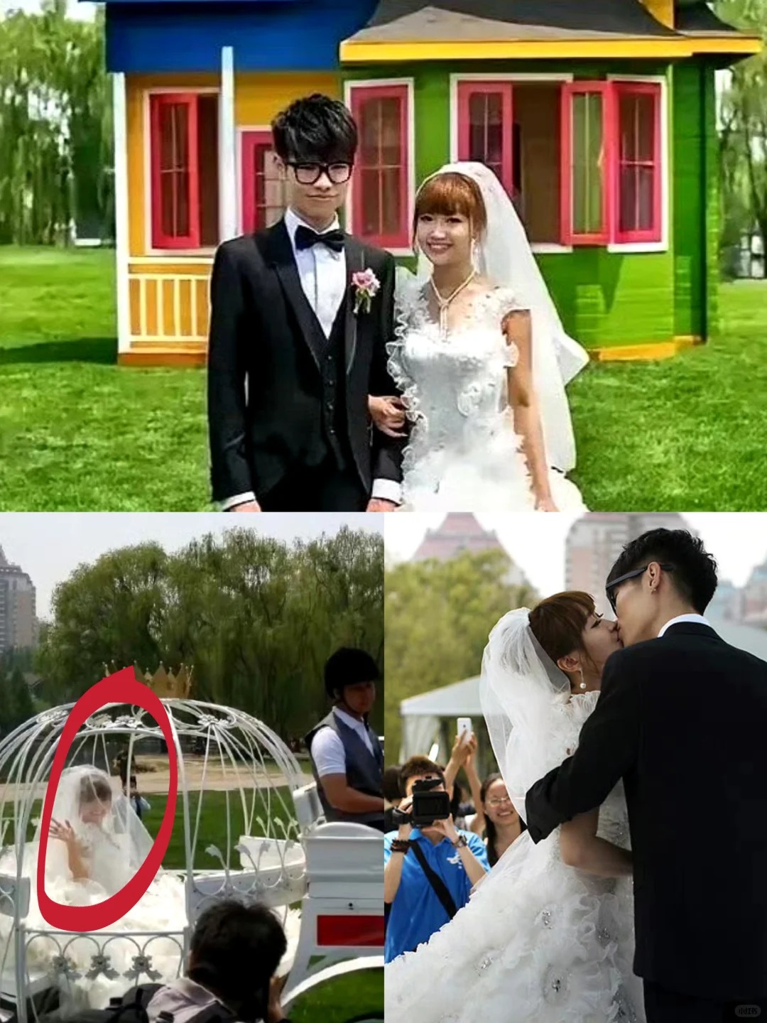 麦琳婚礼已经是普通女孩天花板了吧❗❗
扒了下麦琳婚礼才发现，他们是在北京办的草坪