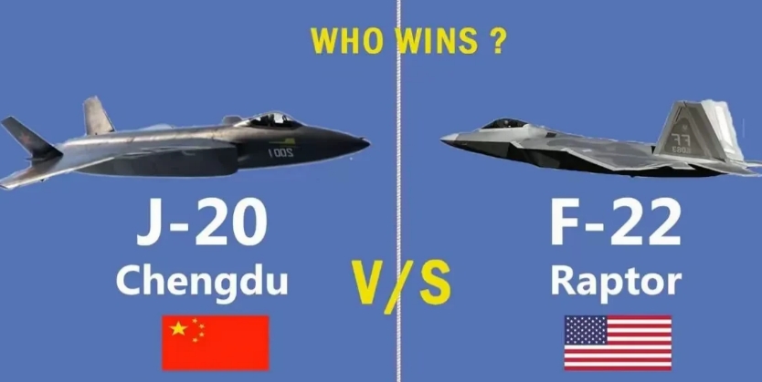 某科研机构做了一次中美两款顶尖战机歼-20和F-22的模拟空战