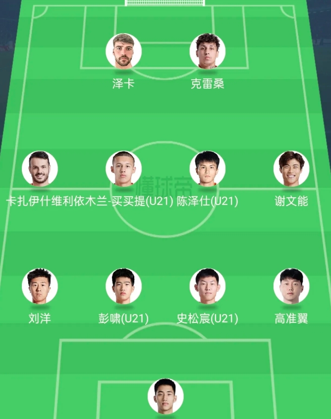 未来版山东泰山主力阵容