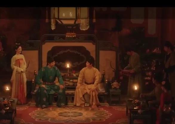 《国色芳华》不得不说这细节也太不讲究了，蒋长扬设宴款待圣人和权贵，竞然和圣人一起