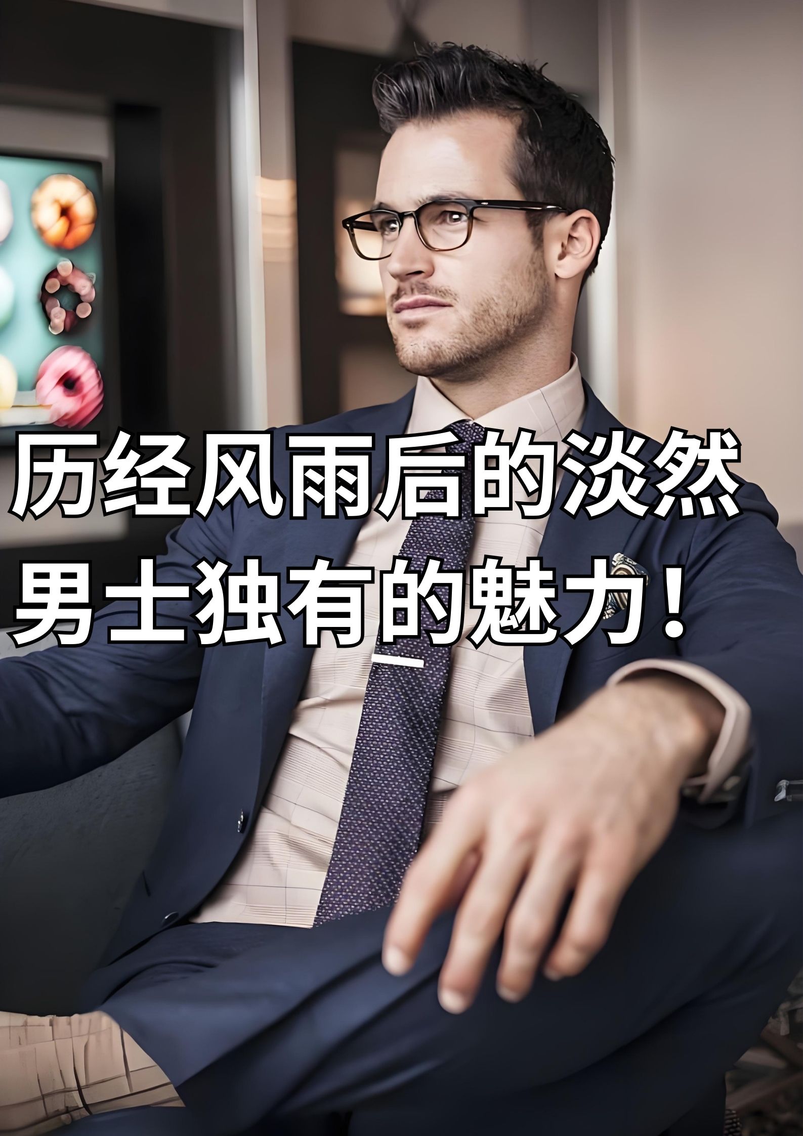 历经风雨后的淡然男士独有的魅力！