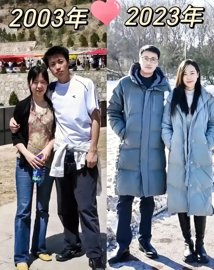 一对年轻夫妻时隔20年的对比照，当看完后，真的令人惊叹不已！