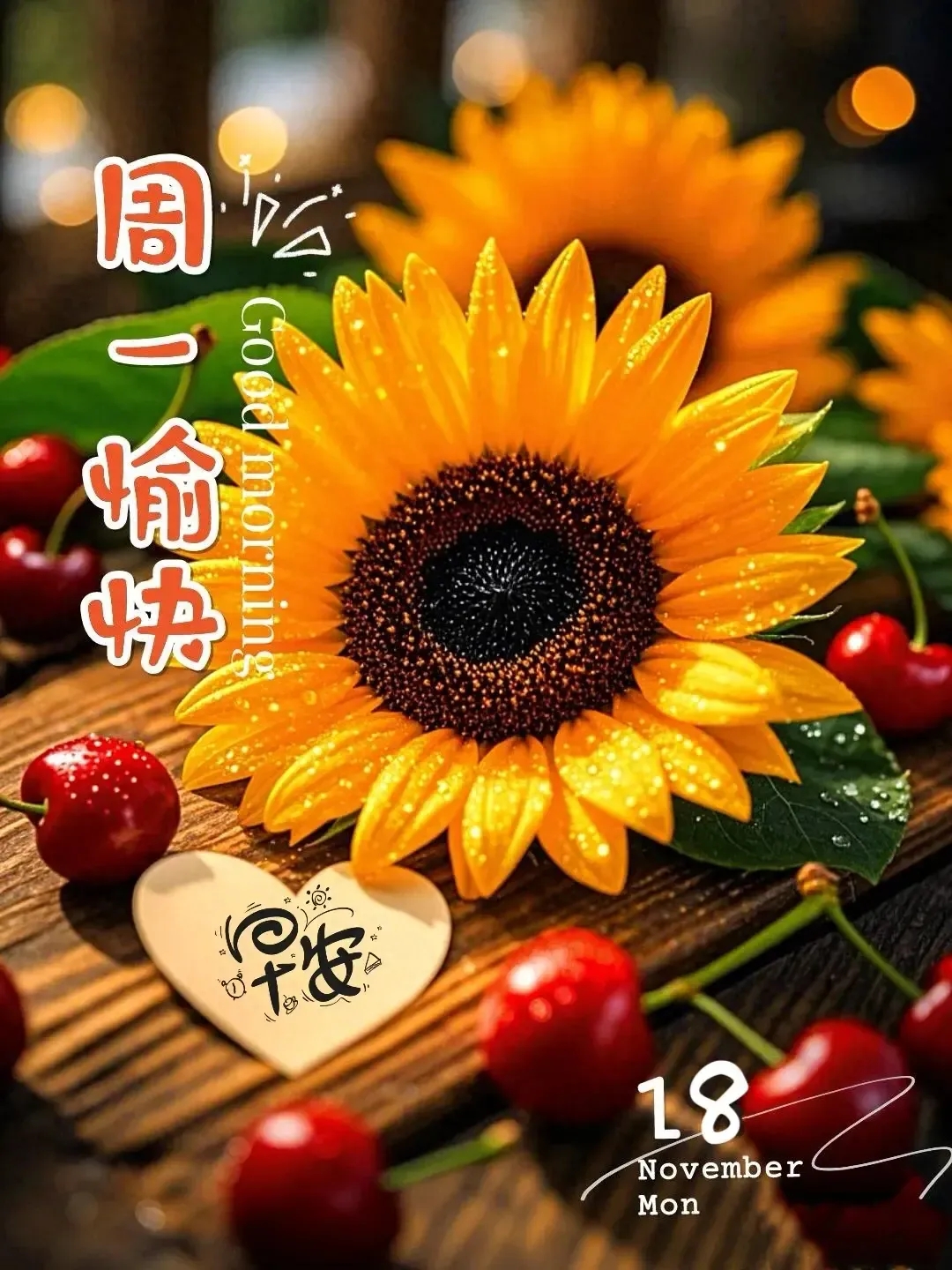 好时光，都在生活里，新的一周，早安加油！
