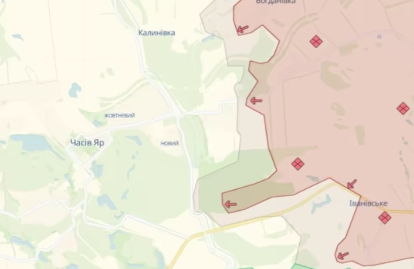 恰西夫亚尔局势已经到了决战时刻，乌克兰认为俄军正在努力夺取伊万诺夫斯克村和博赫达