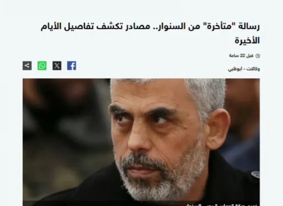 难怪辛瓦尔被杀前显得那么异常，
现在终于找到了答案，
尸检报告揭示了真相……
这