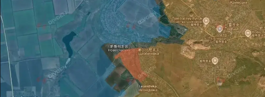 2月19日早上，乌克兰官方信源 DEEPSTATE报道称，捷尔任斯克以西方向，新