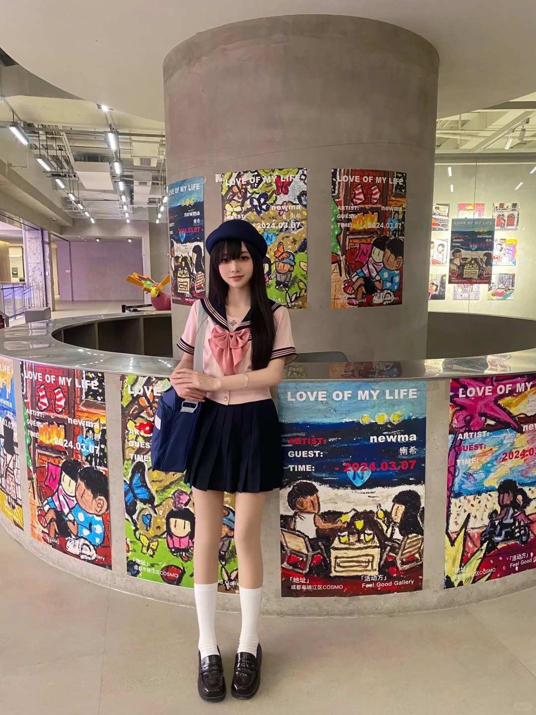 我朋友居然说水手服不适合我！！！我恨
好喜欢newma 所以来看了
抚蝶女子太美