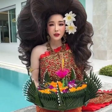    这惊人的发量！！！|网友：终于找到显脸小的发型了。  