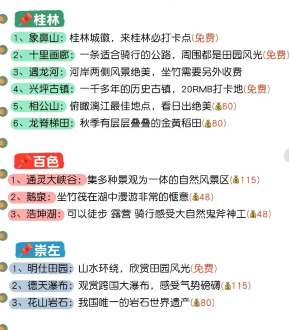 广西旅游攻略