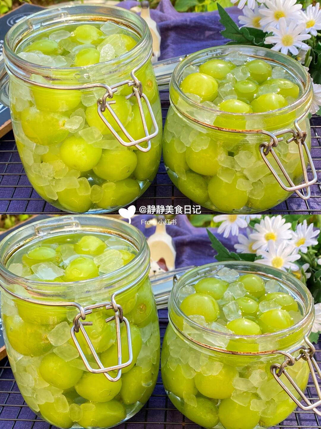 🎉哇塞❗️泡果酒原来这么简单❓在家就能做的葡萄果酒 ，清甜的葡萄夹杂着淡淡酒香