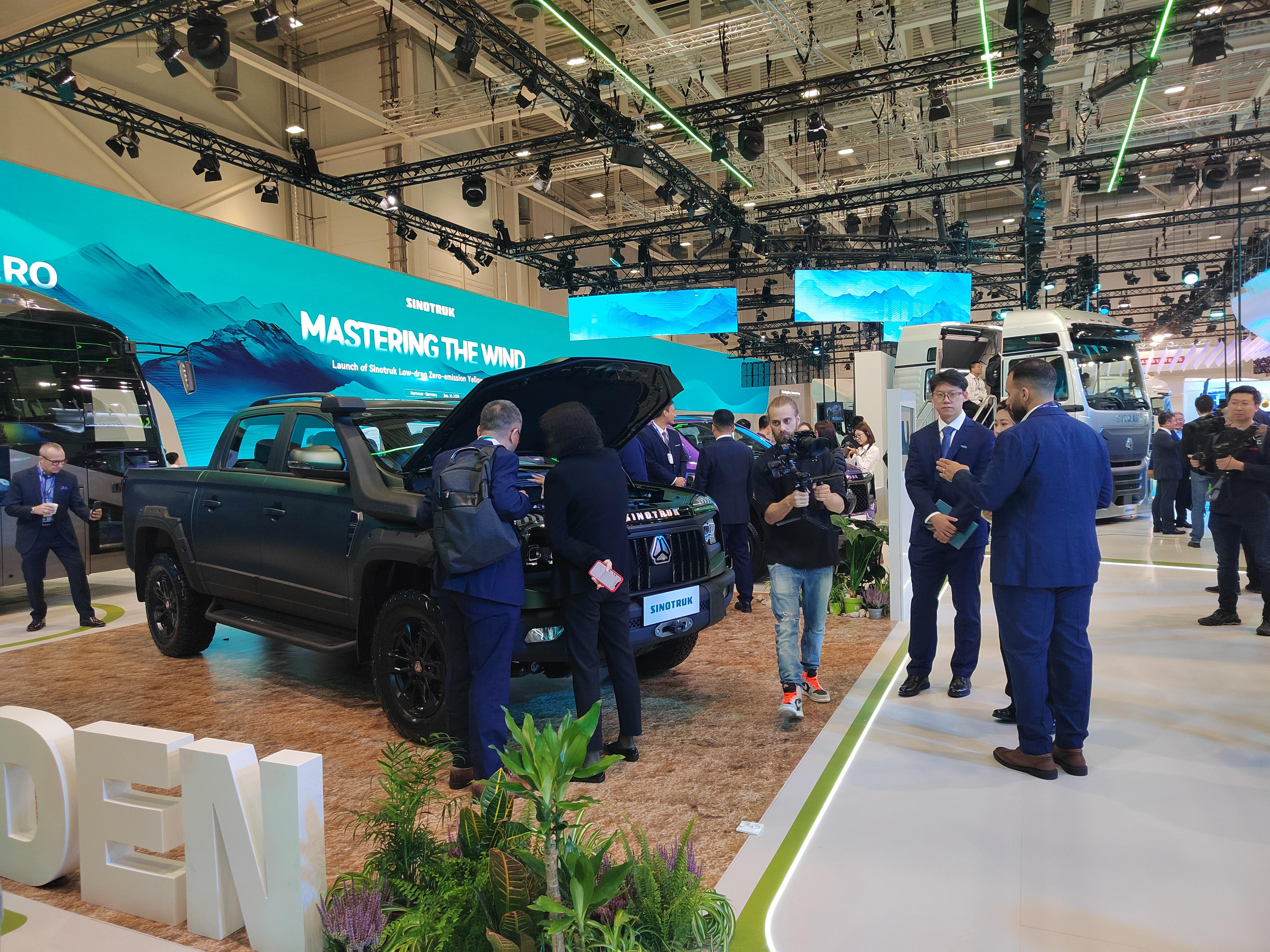 中国重汽搏胜皮卡汉诺威车展全球发布，中国智造闪耀欧洲