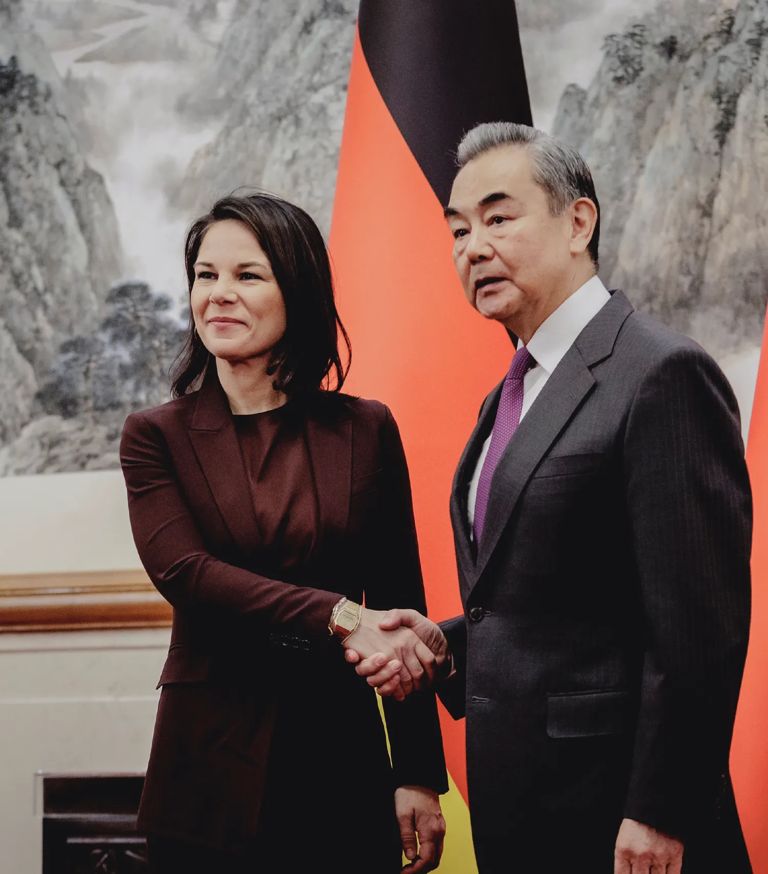德国外交部长在前来会面之前，就表达了诸多观点