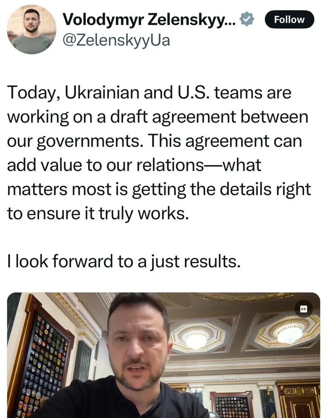 Trump为施压Zelensky接受“矿产资源合作”协议，命令谈判代表威胁：会让
