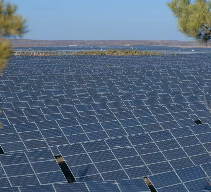 美国卫星这一拍，可真是拍出了大新闻。中国竟然在沙漠里铺了115亿的光伏板，这操作