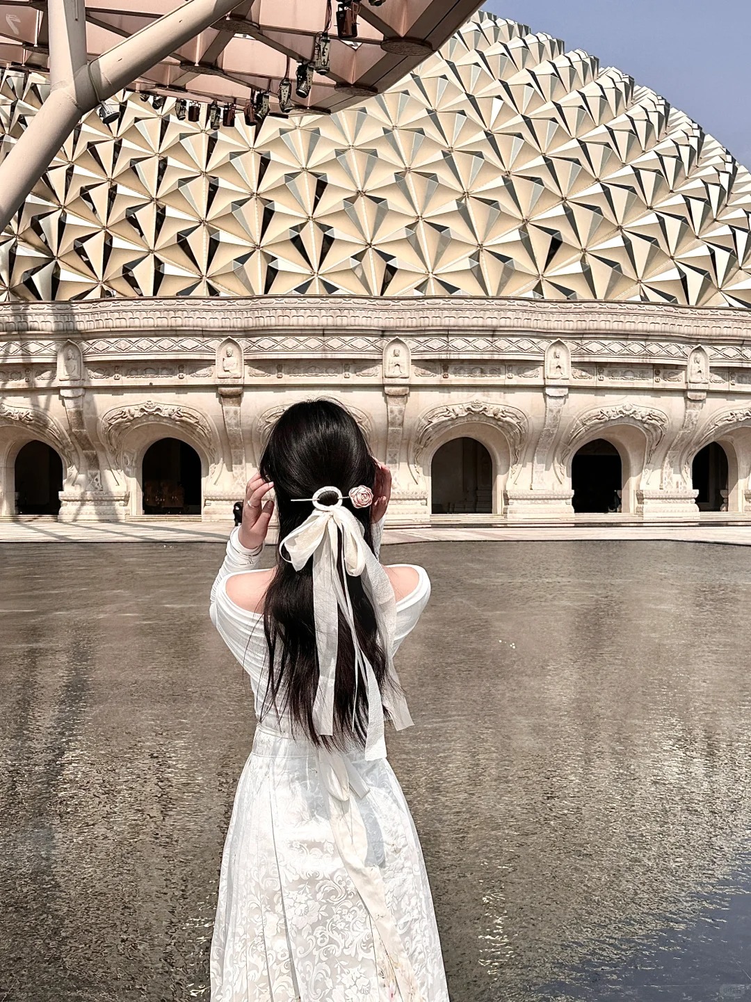 在牛首山拍出了人生照片
山是牛首山 城是金陵城