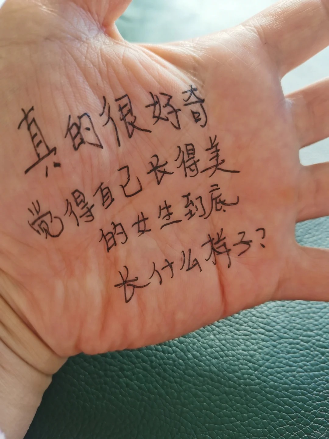 真的很好奇
觉得自己长得漂亮的女生到底长什么样子？