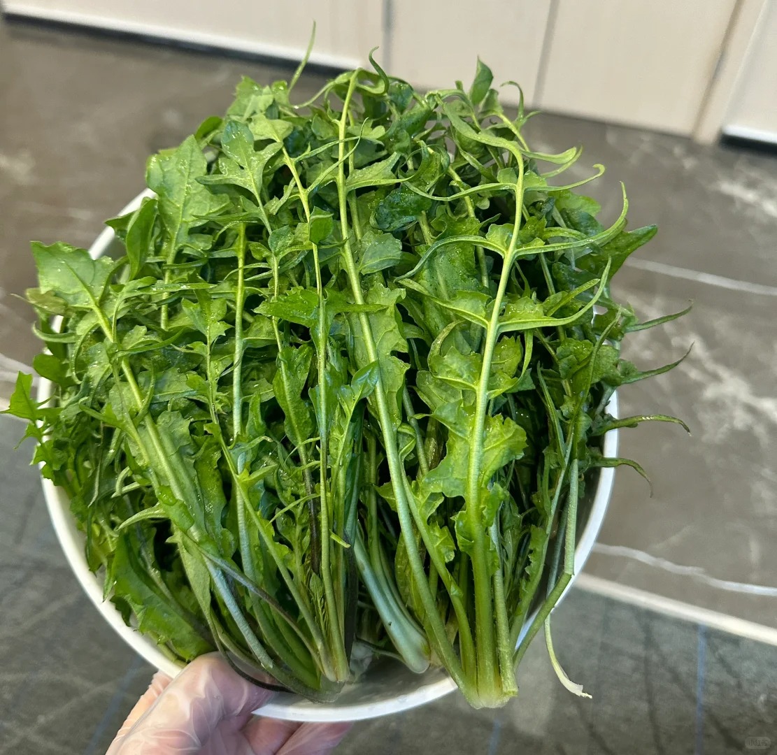 忍不住发一下我挖的荠菜！
这一窝太大了！实在忍不住发一下！好像菠菜一样！因为我的