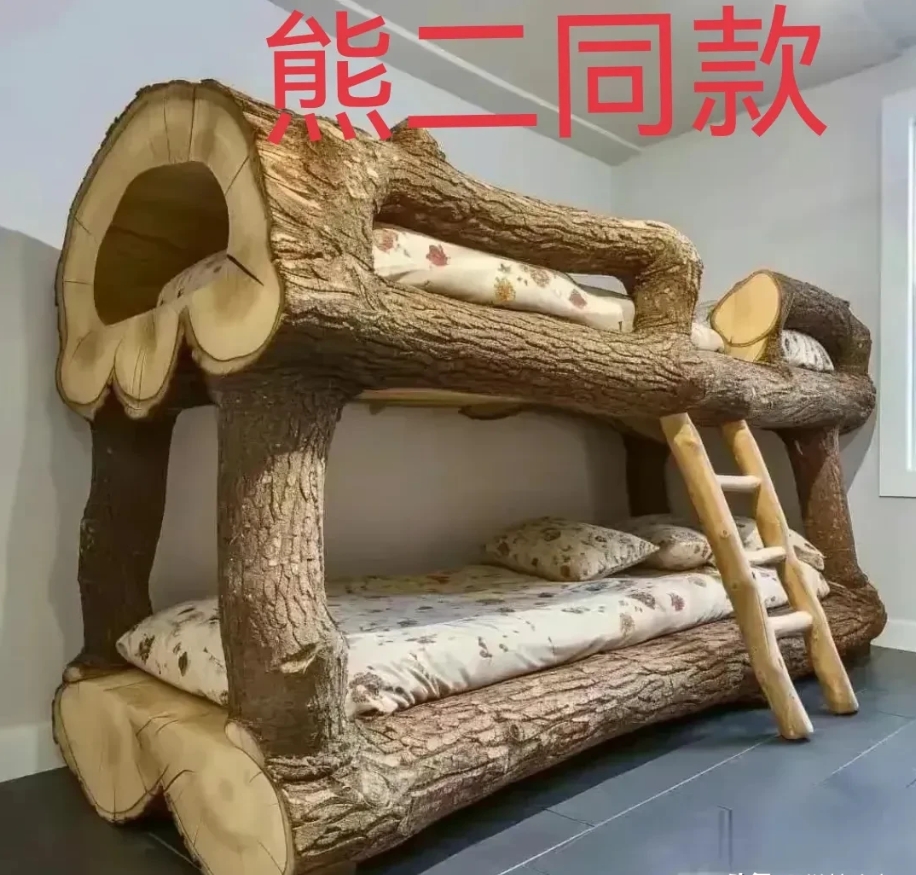 2.8万刚买的一张床，大家觉得是否很眼熟？没错，就是熊二同款，可以好好体会童年的