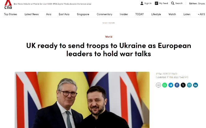 关键时刻还得看英国，在刚开完的慕尼黑安全会议上，欧洲国家被万斯的一番言讲搞得震惊