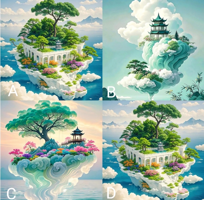 亲们，你们有没有想过这辈子会遇到些什么坎坷呢？
其实呀，从这四幅图里选你更喜欢的