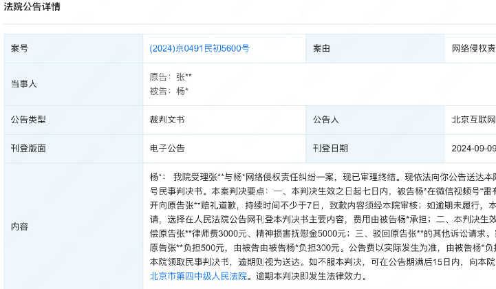 张碧晨告黑案胜诉