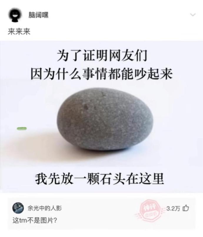 你怎么证明这是一块石头！