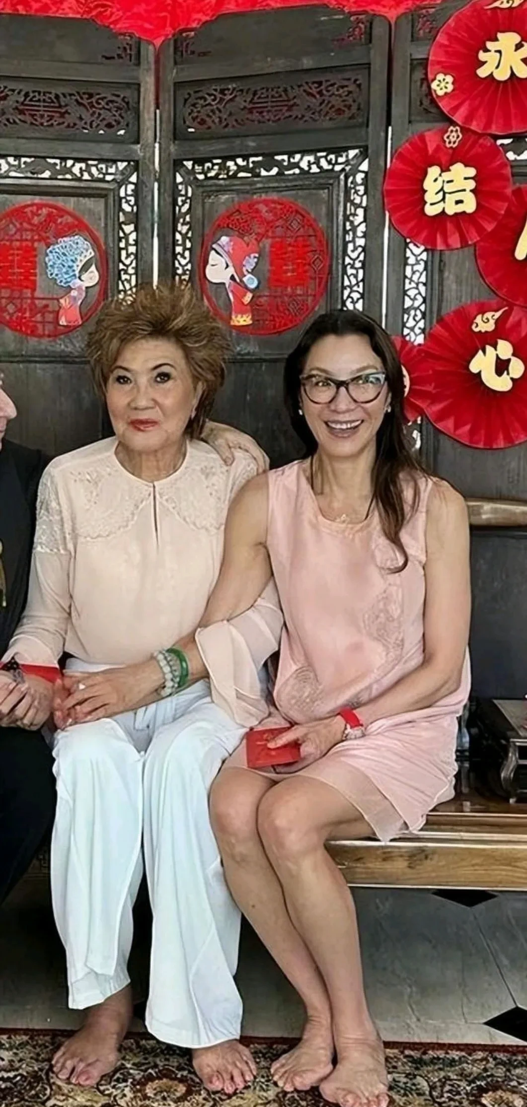 杨紫琼，这脚真的太艺术了。