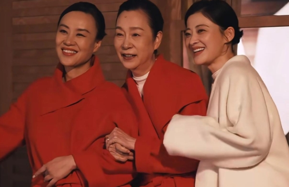 都是自然老去的女人，看着养眼又舒服。

50岁的 梅婷
59岁的邬君梅
69岁的