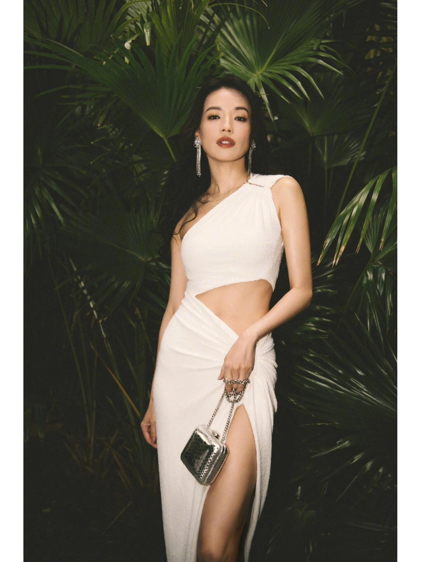 舒淇白色连衣裙