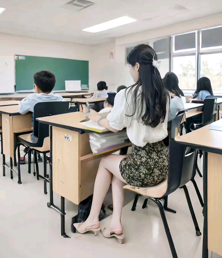 看到此情此景，怀念上学的时候