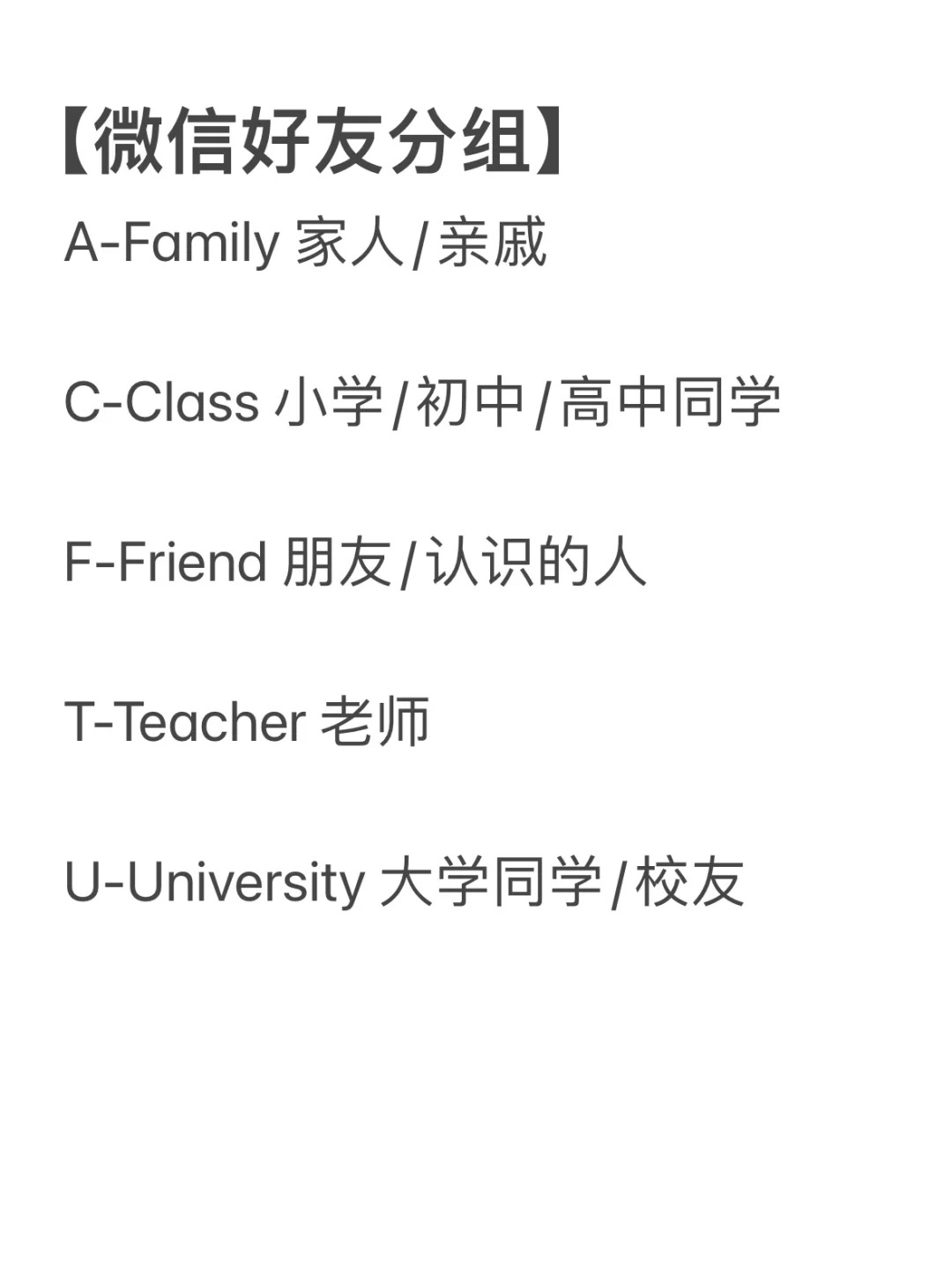微信好友这样分组也太绝了
❗️众所周知微信不能向QQ一样进行分组，只能给好友贴标