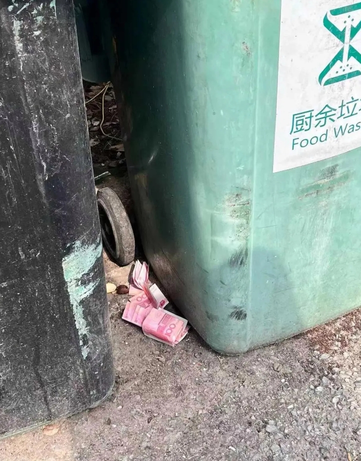 现在这人也太没素质了，扔垃圾怎么不扔垃圾桶里？还扔外面了，不行给我我给扔也行啊？