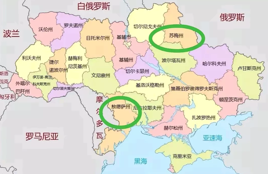 现在终于明白，俄罗斯放弃进攻敖德萨的真相，因为在乌克兰西南有摩尔多瓦德佐亲俄势力