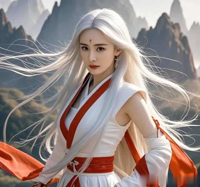 杨幂变身白发魔女，你准备好迎接她的酷飒风采了吗？