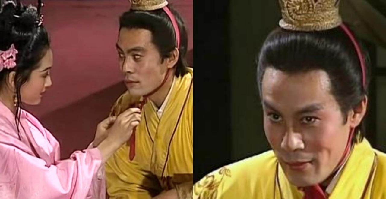《三国演义》里，张光北和陈红正在演吕布戏貂蝉的戏份。女导演不满意：吕布不够色啊，