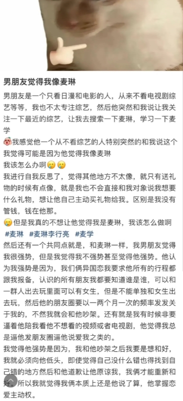 《再见爱人》的麦琳虽然爱哭点，精打细算，勤俭持家，爱节约，有点个性外，也没有什么