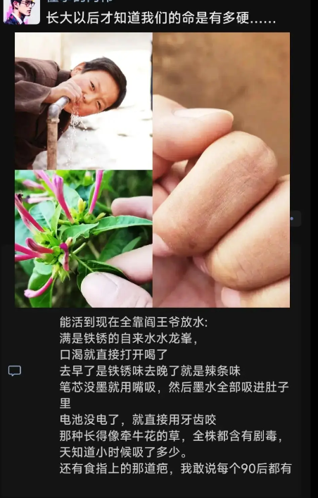 小时候的我们呀，回想起来，那命仿佛格外硬呢。爬高上低摔了跤，磕磕碰碰受了伤，却总