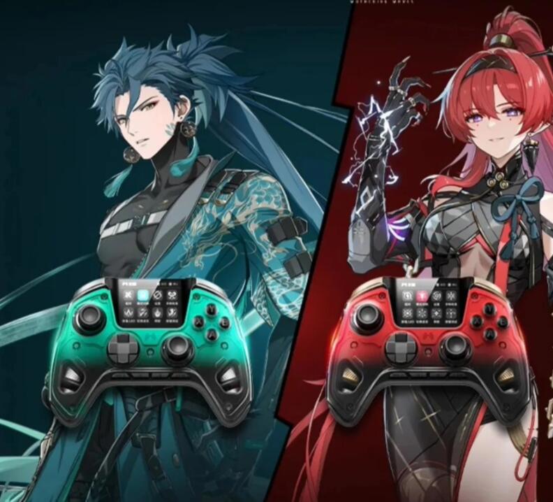 北通 ×《鸣潮》联名手柄开售：智能交互屏、双形态霍尔扳机， 429 元