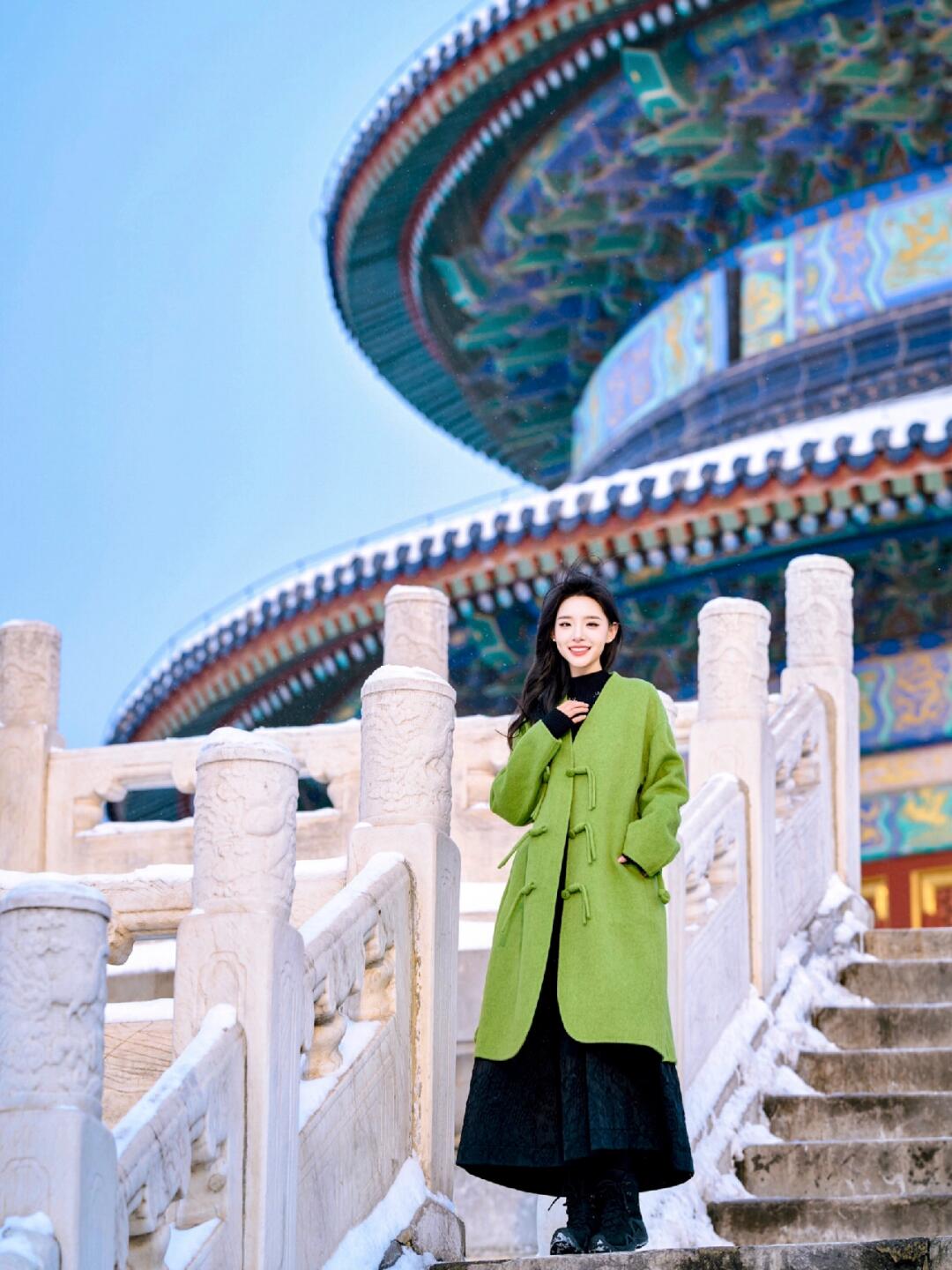 初雪的天坛｜祈福❤️国泰民安.万事顺遂❄️愿世间所有的美好，都是恰逢其时。 平安