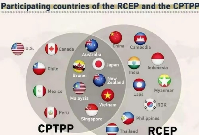 CPTPP有点意思，发起国已没权力，现在实际主导者是日本