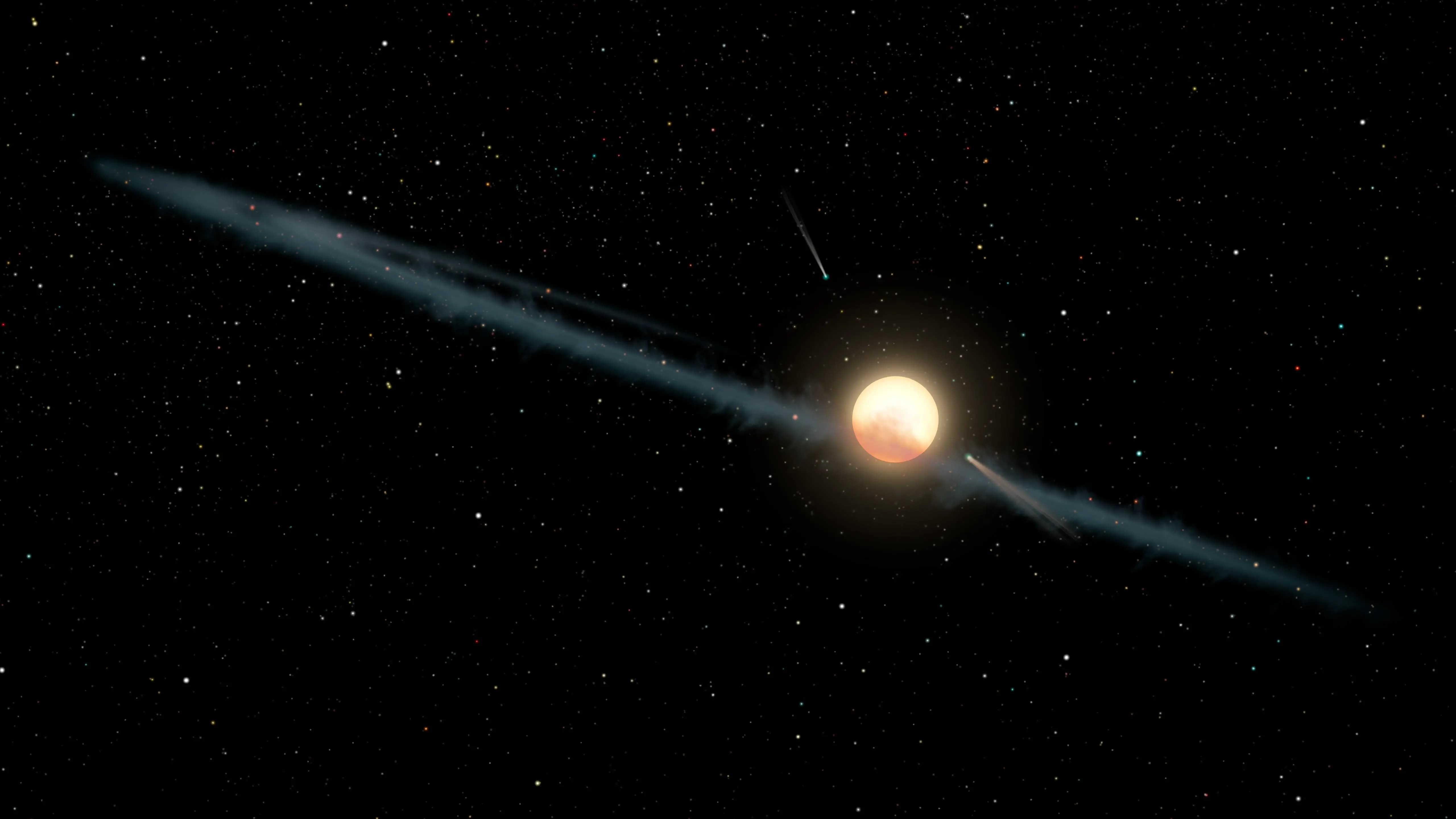 塔比星，一颗距离地球大约1480光年的恒星。天文学家观测后发现，它的亮度出现不明
