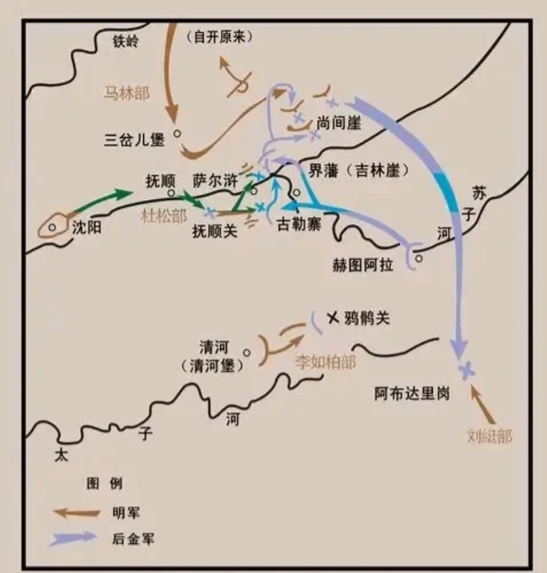 在条件允许的情况下，清军喜欢打歼灭战。

萨尔浒之战，清军四天歼灭三支明军，一次