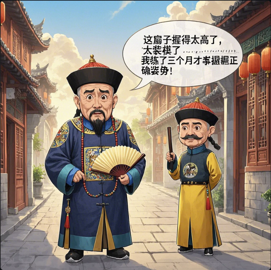 古人遛弯有多讲究?拿把扇子都能暴露你的身份!