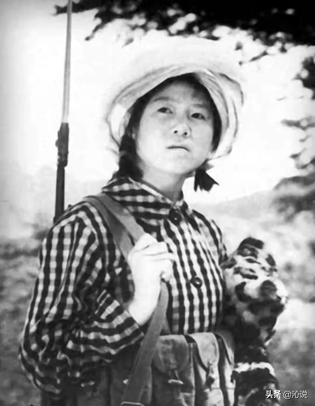 1975年3月29日，神农架林区盘龙公社附近，1只饥饿的金钱豹突然从密林中蹿出，