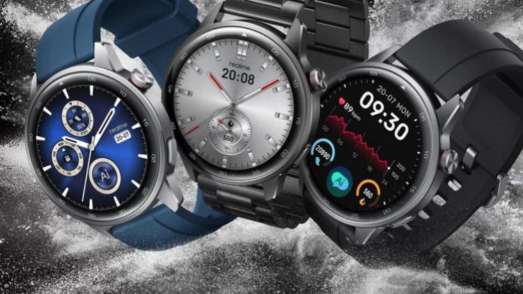 真我发布WatchS2智能手表：AI助手、支持血氧/血压、20天长续航